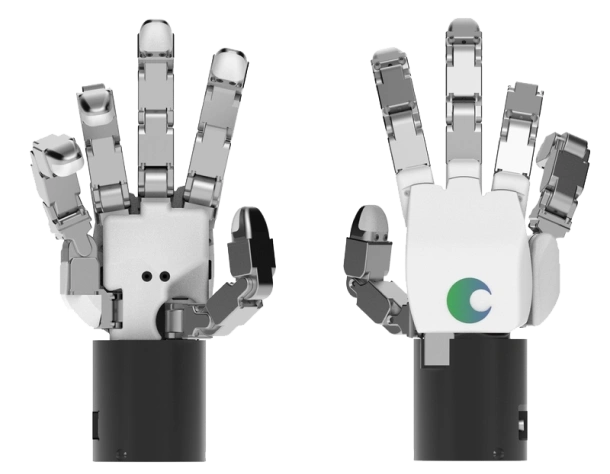 DG-5F-6 1 DG-5F 5 finger robotic hand gripping a cup